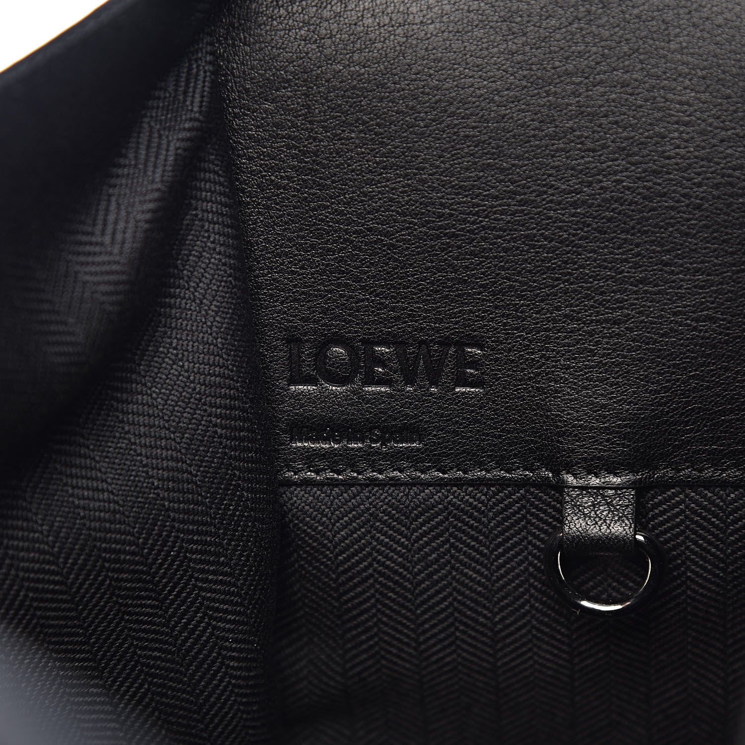 Loewe Calfskin Small Hammock Shoulder Bag Black 7 of 9