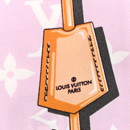 Louis Vuitton Silk Monogram Giant Confidential Bandeau Rouge 4 of 4