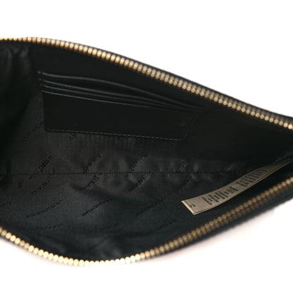 Burberry House Check Derby Peyton Crossbody Clutch Bag Black 5 of 9