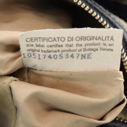 Bottega Veneta Leather Woven Handle Tote Nero 7 of 7