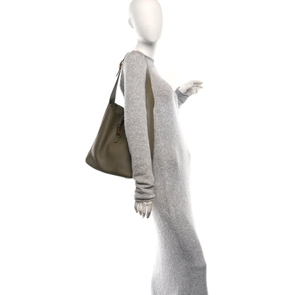 Saint Laurent Supple Calfskin Large Le 5 A 7 Soft Hobo Strong Moss 3 of 10
