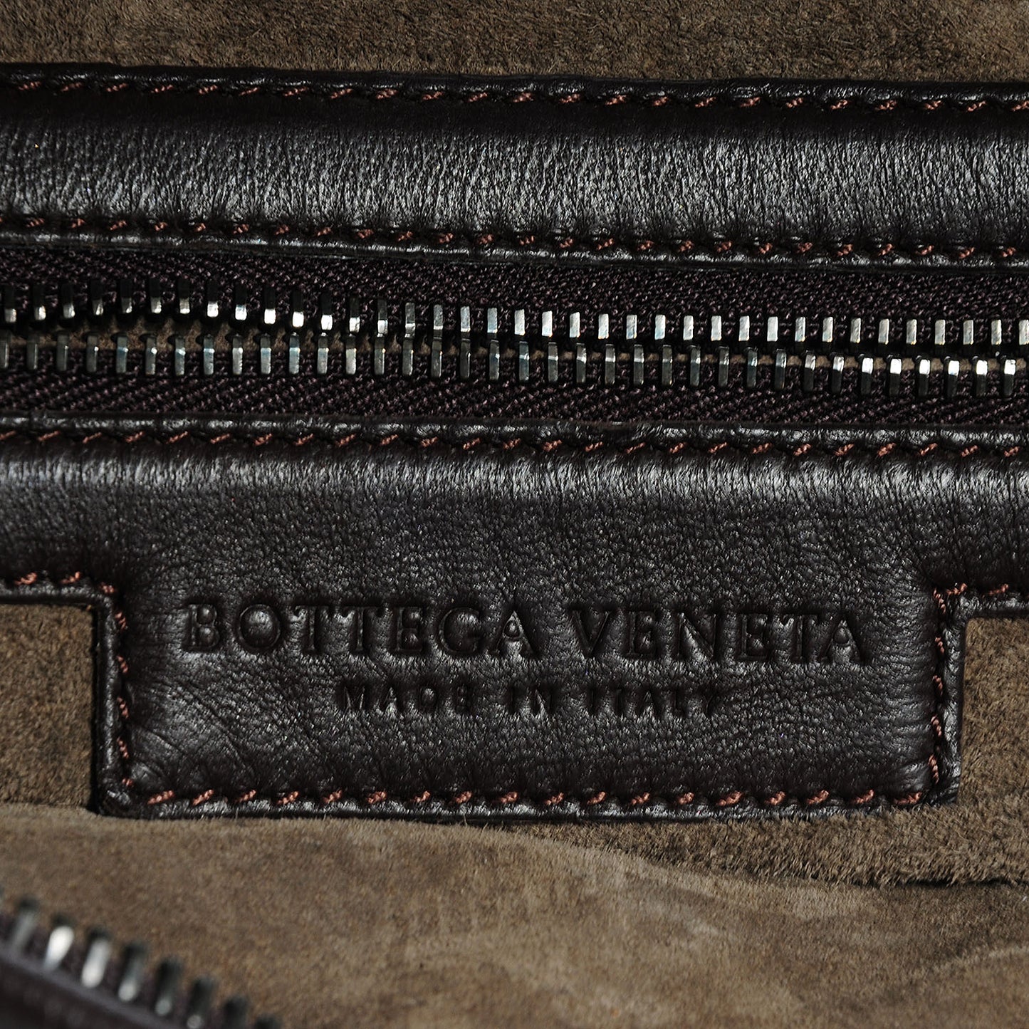 Nappa Intrecciato Large Veneta Hobo Ebano