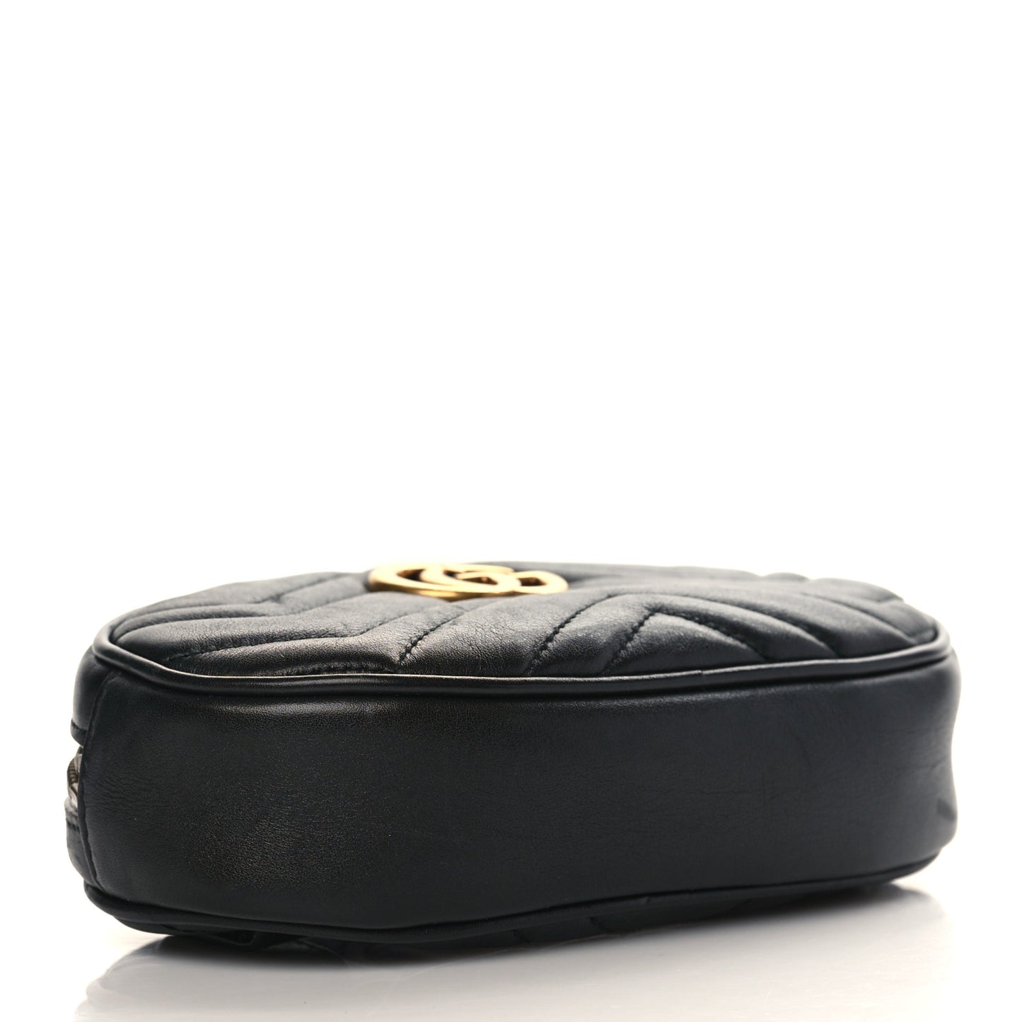 Calfskin Matelasse GG Marmont Belt Bag 95 38 Black
