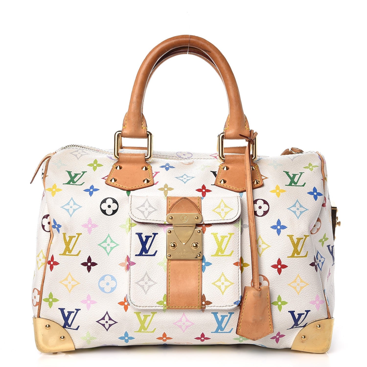 Louis Vuitton Monogram Multicolor Speedy 30 White 1 of 10