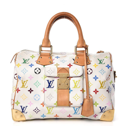 Louis Vuitton Monogram Multicolor Speedy 30 White 1 of 10