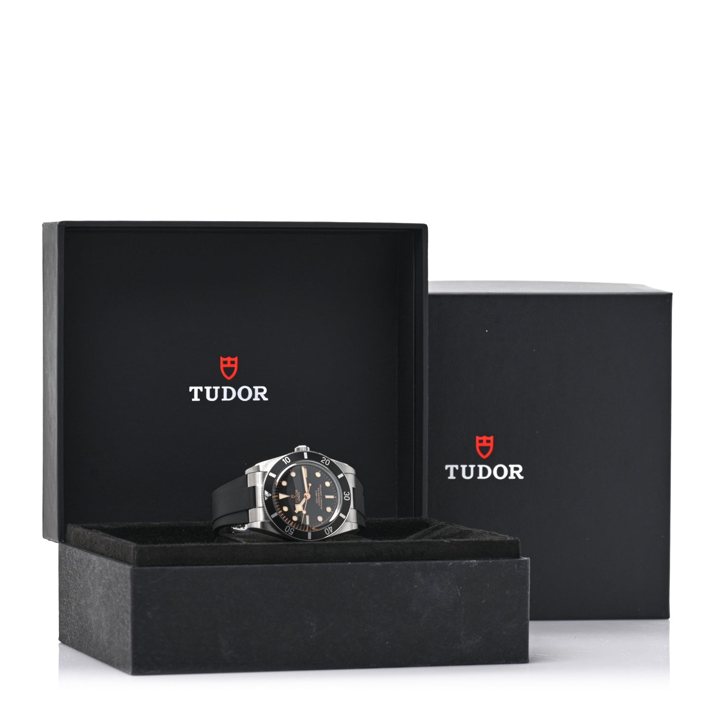 Stainless Steel Rubber 37mm Black Bay Fifty Four Automatic Watch Black 79000N Black