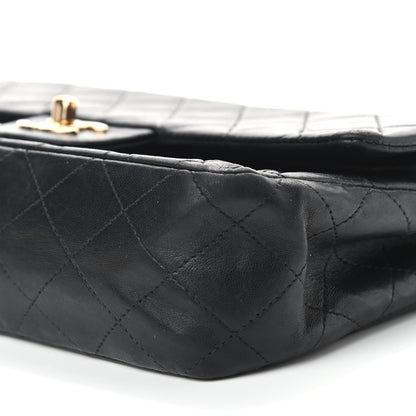 Chanel Lambskin Quilted Medium Double Flap Black 9 of 9