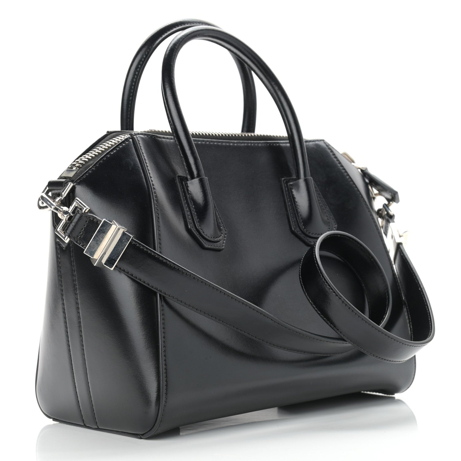 Givenchy Shiny Lord Calfskin Small Antigona Black 3 of 13