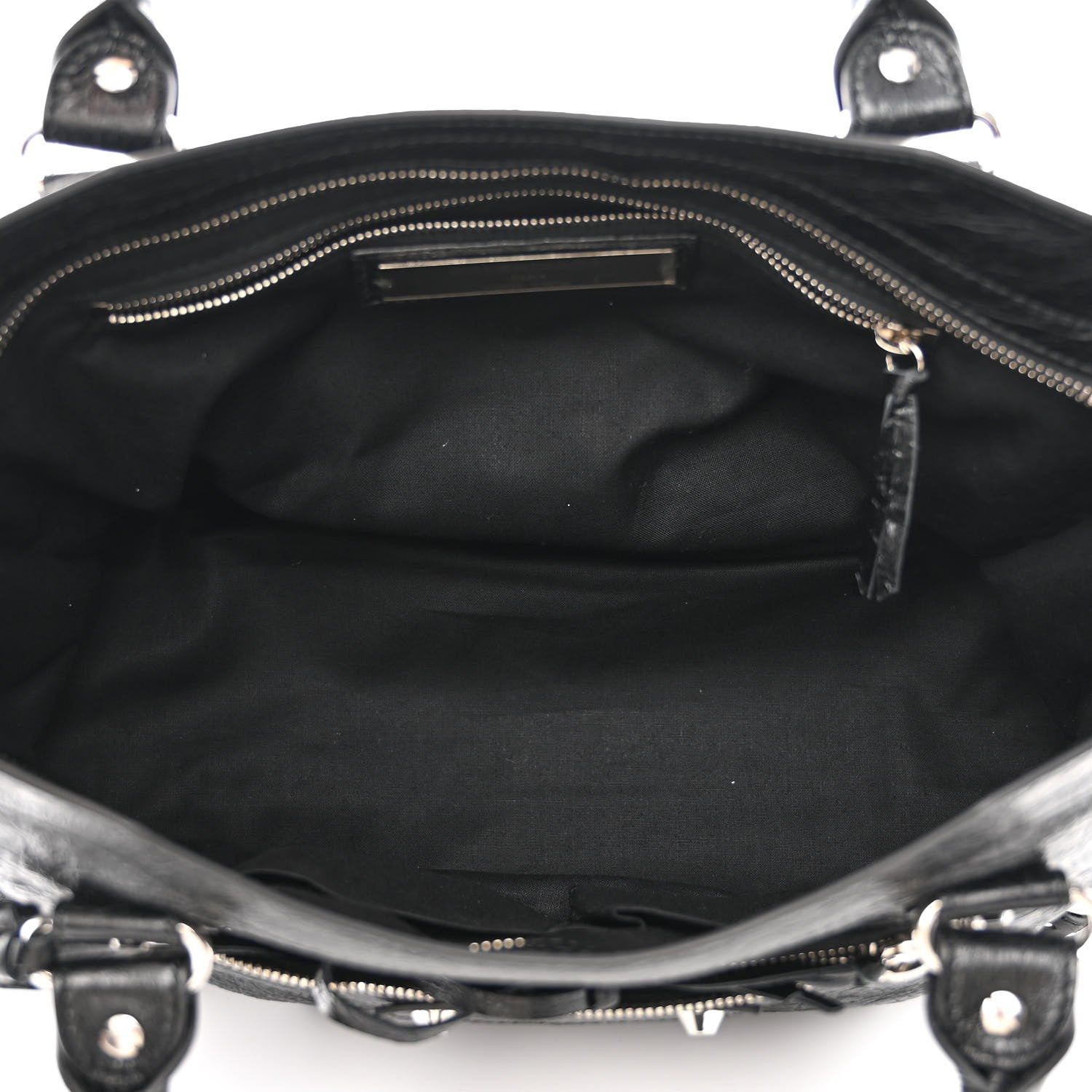 Balenciaga Agneau Classic Silver Hardware City Black 5 of 10