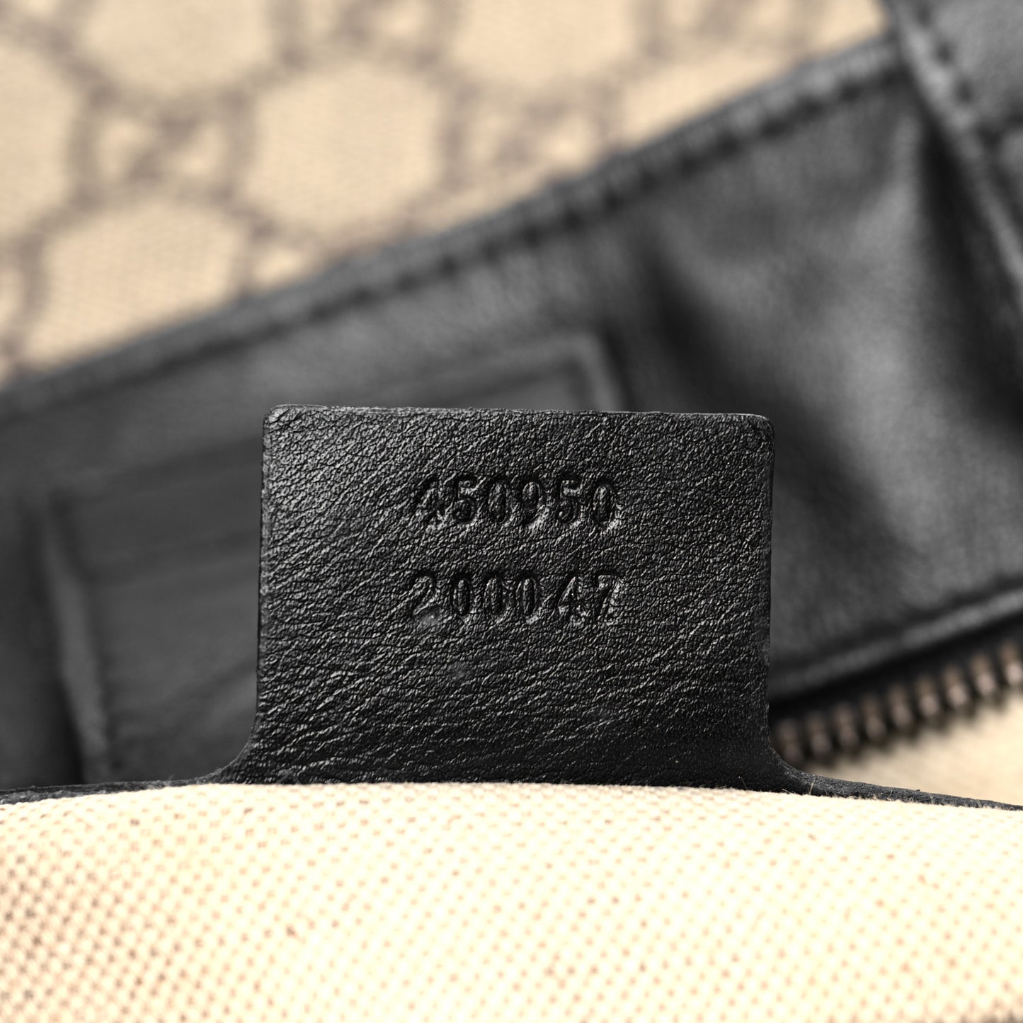 Soft GG Supreme Monogram Kingsnake Vertical Tote Black