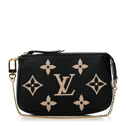 Louis Vuitton Empreinte Monogram Giant Mini Pochette Accessories Black 1 of 6