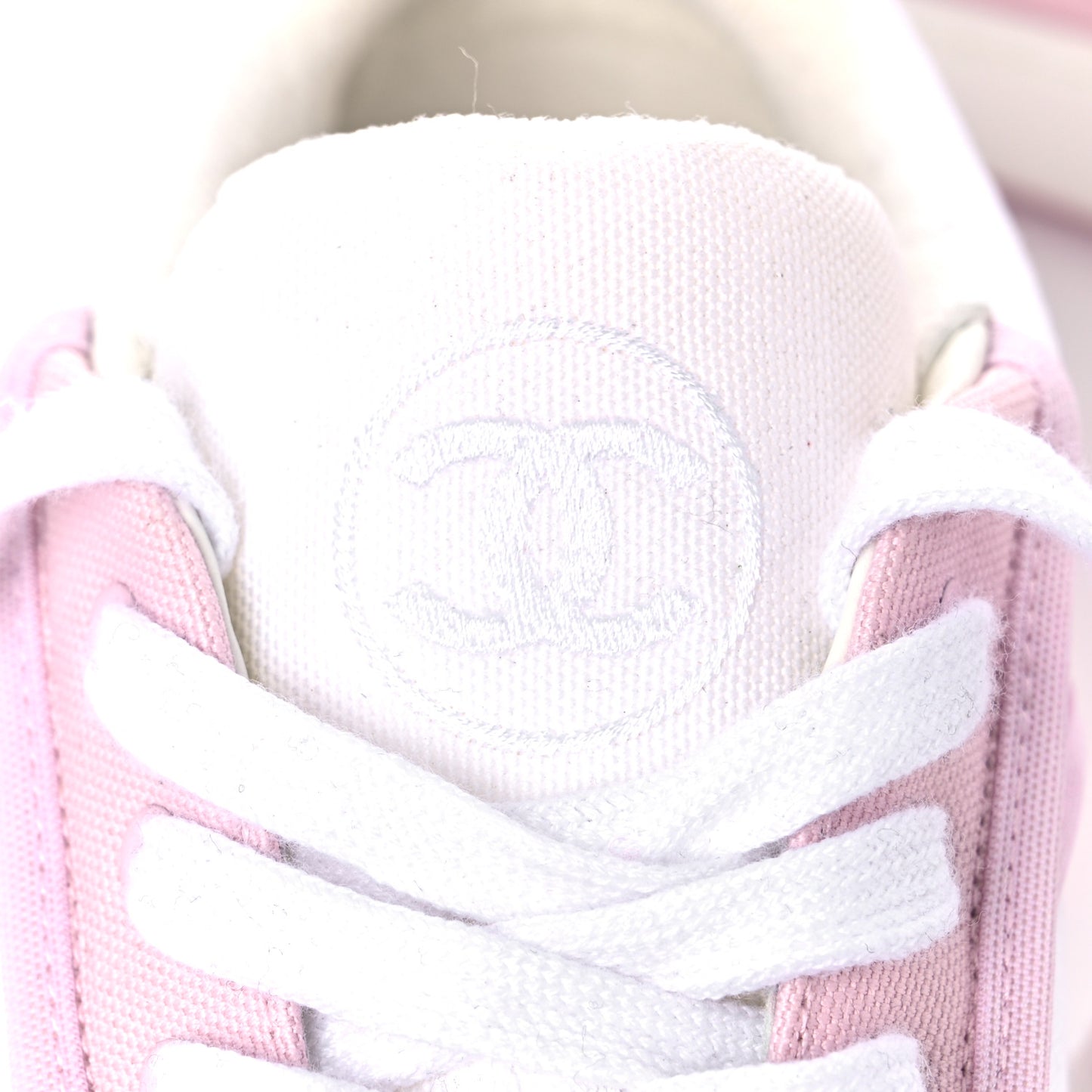 Fabric Womens Logo Sneakers 39 Light Pink