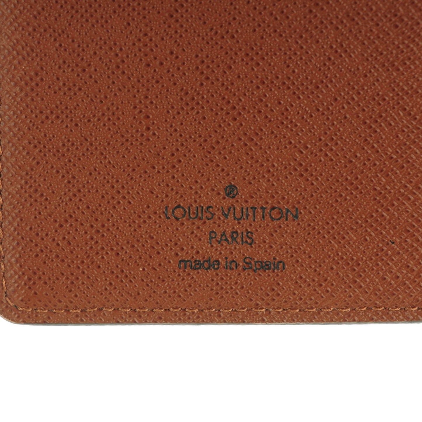 Monogram Pocket Agenda Cover