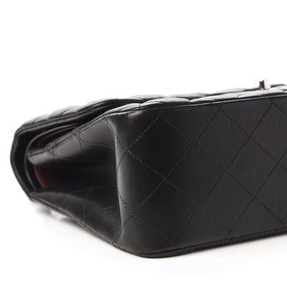 Chanel Lambskin Quilted Jumbo Double Flap Black 6 of 11