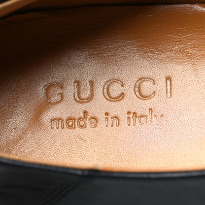 Gucci Goatskin Mens Horsebit Loafers 8 Black 8 of 8