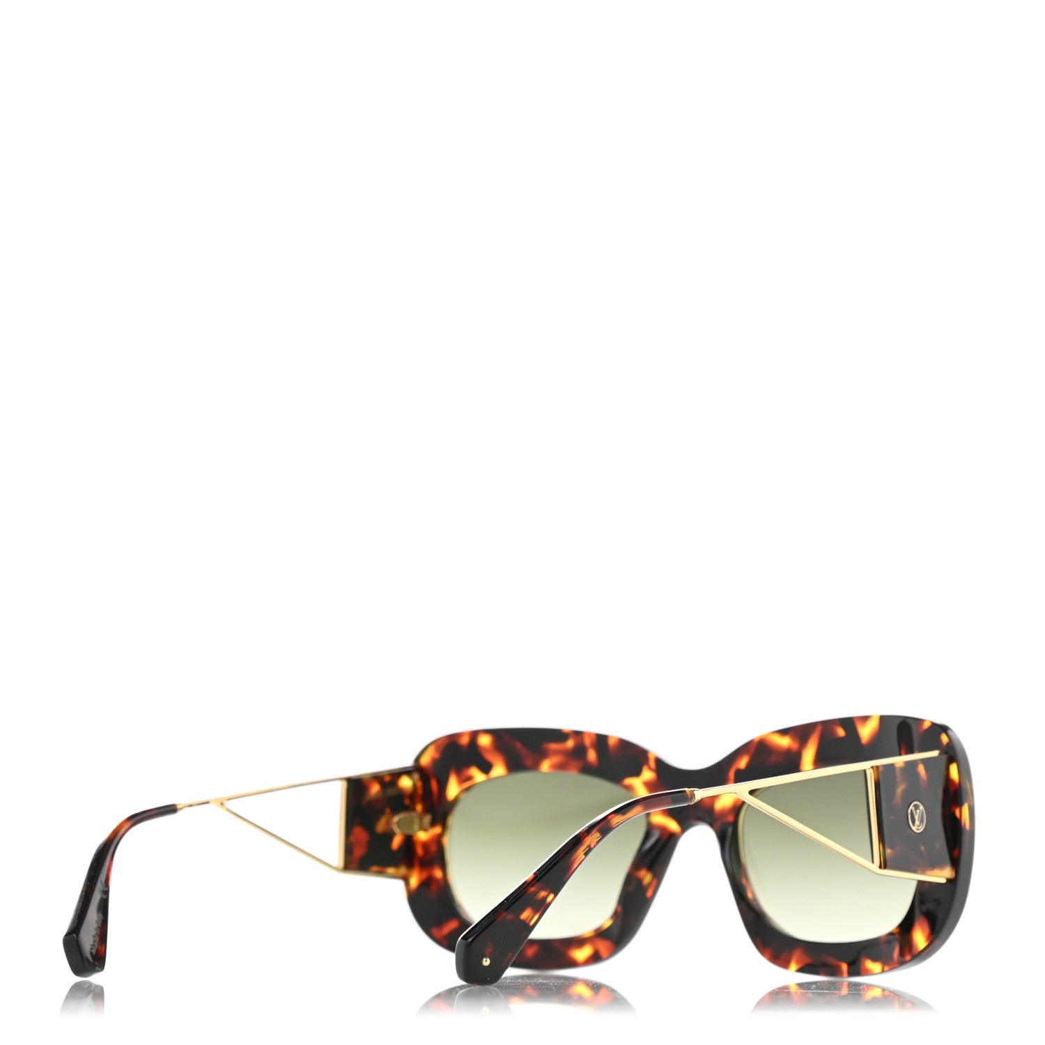 Louis Vuitton Arizona Dream Square Sunglasses Z1286E Tortoise 4 of 9