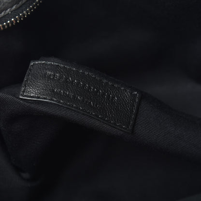 Saint Laurent Crinkled Calfskin Matelasse Monogram Large Niki Chain Satchel Storm 7 of 14