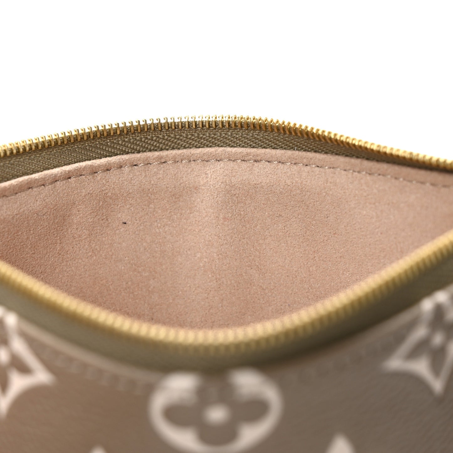 Empreinte Spring in the City Mini Pochette Accessories Kaki Beige Cream