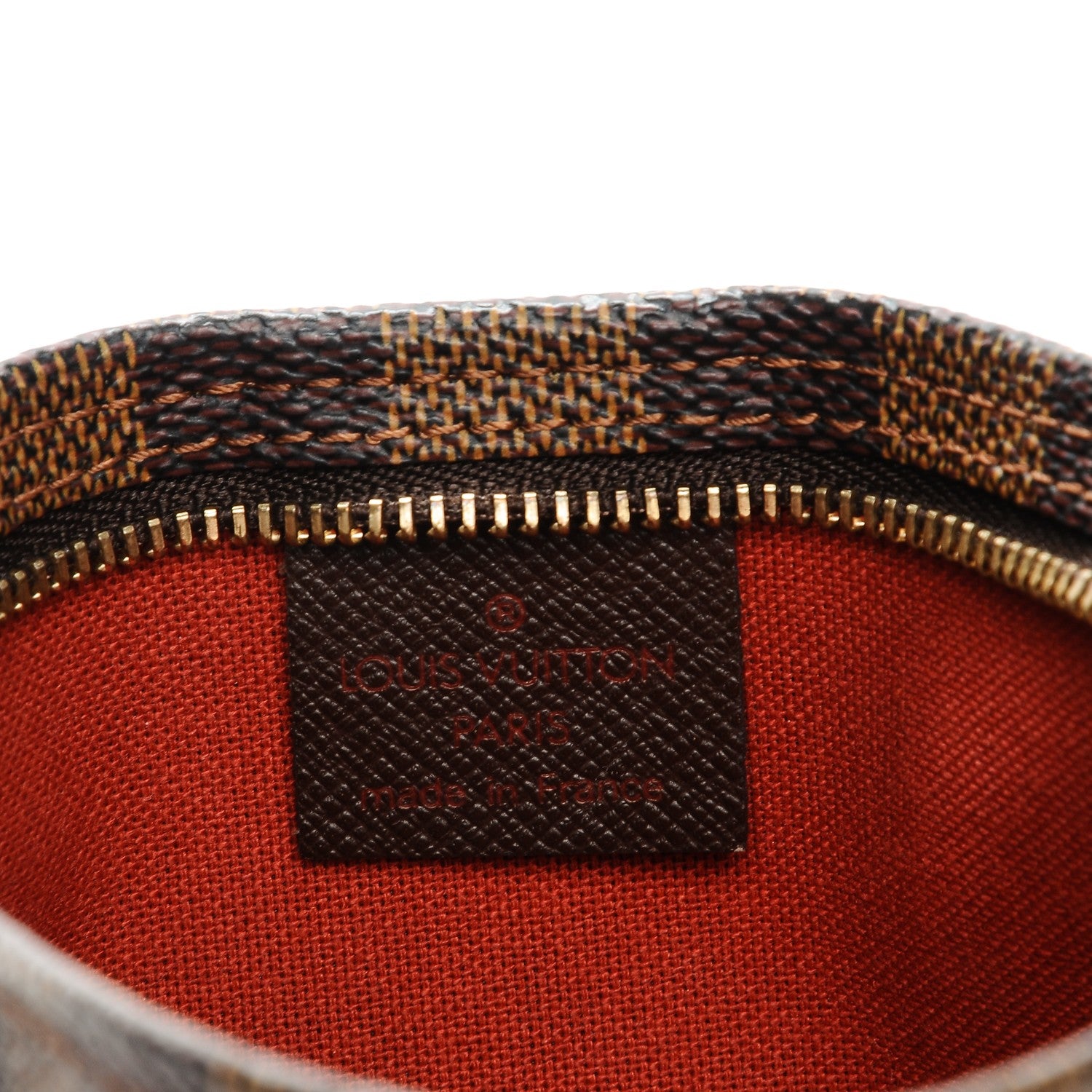 Louis Vuitton Damier Ebene Trousse Make Up Bag Pochette 6 of 7