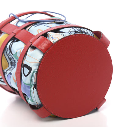 Hermes Epsom Silk Musardine Bag Rouge Casaque 11 of 12