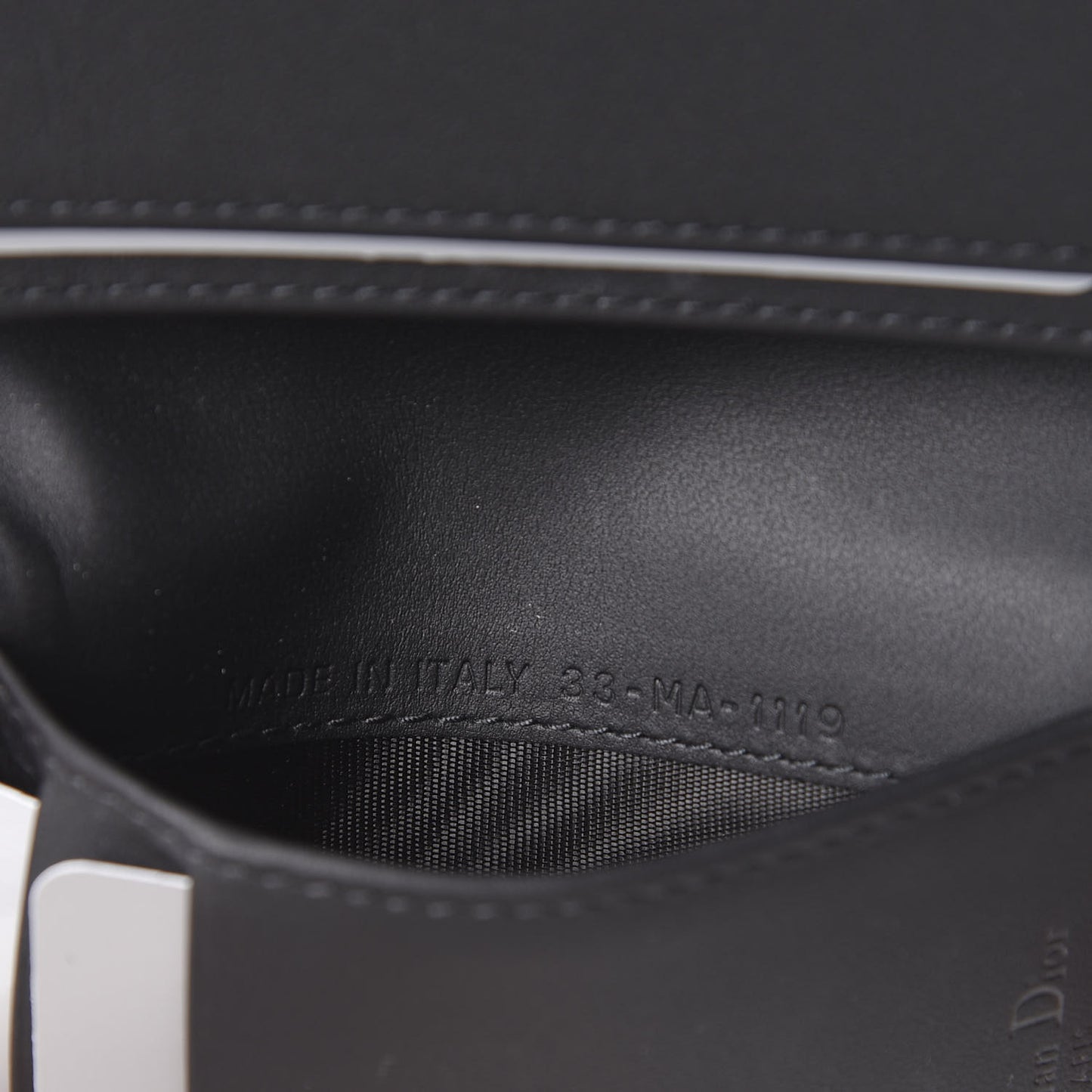 Ultra Matte Calfskin Small Lady Dior Flap Card Holder Black