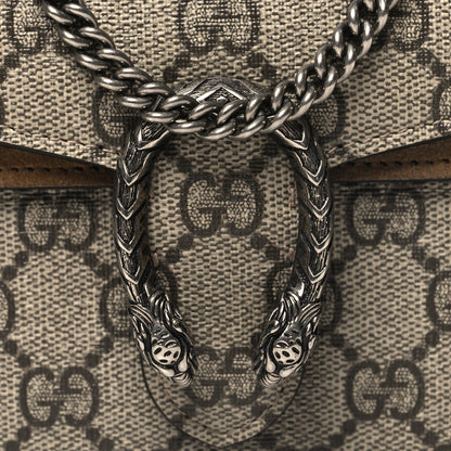 Gucci GG Supreme Monogram Super Mini Dionysus Shoulder Bag Taupe 7 of 10