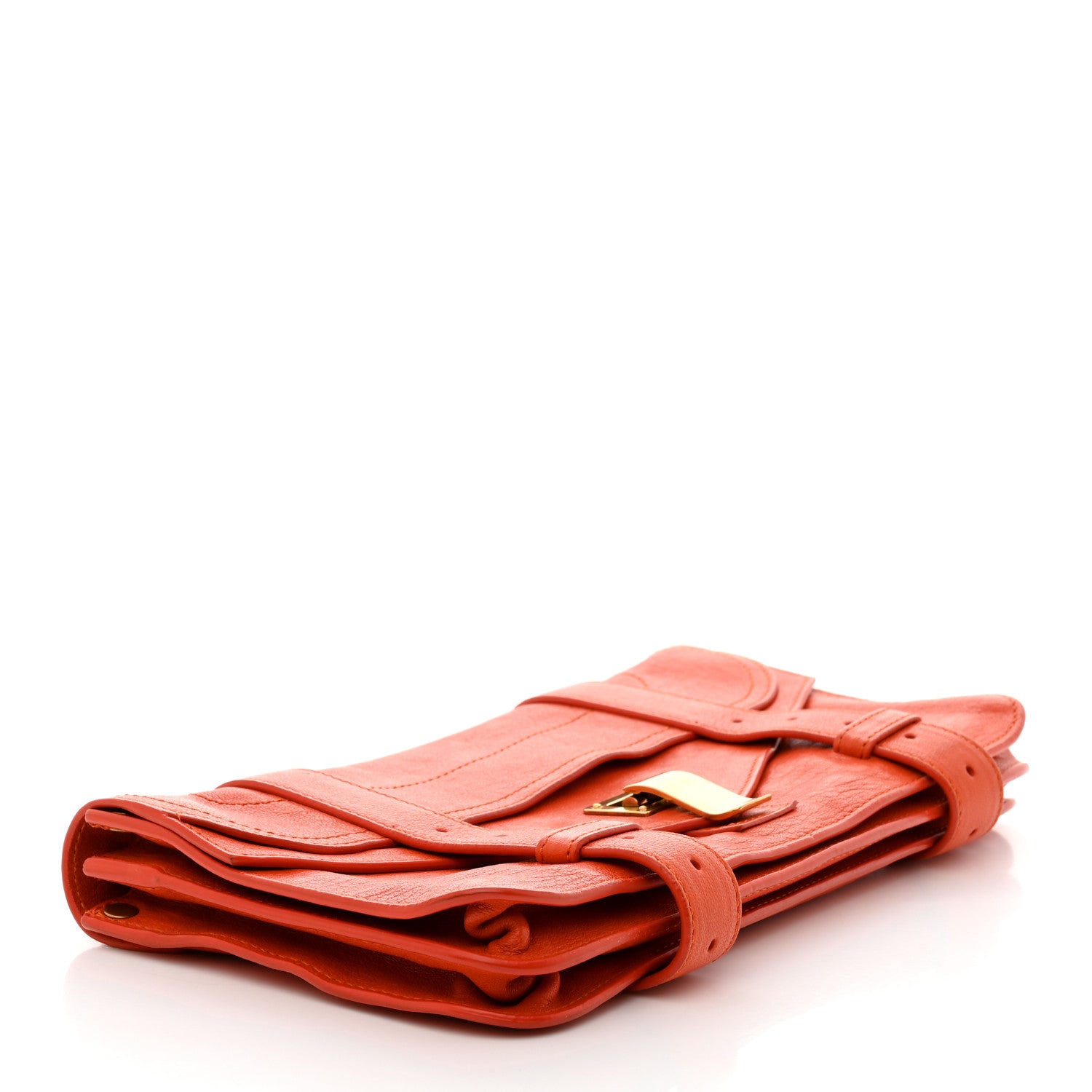 Proenza Schouler Lambskin PS1 Pochette Clutch Orange 4 of 8