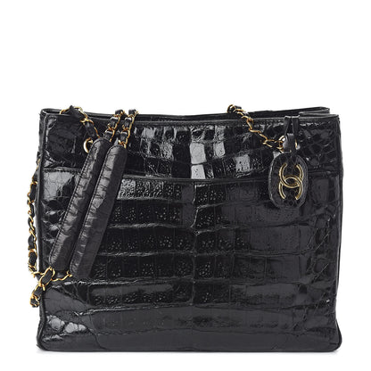 Chanel Alligator Tote Black 1 of 16