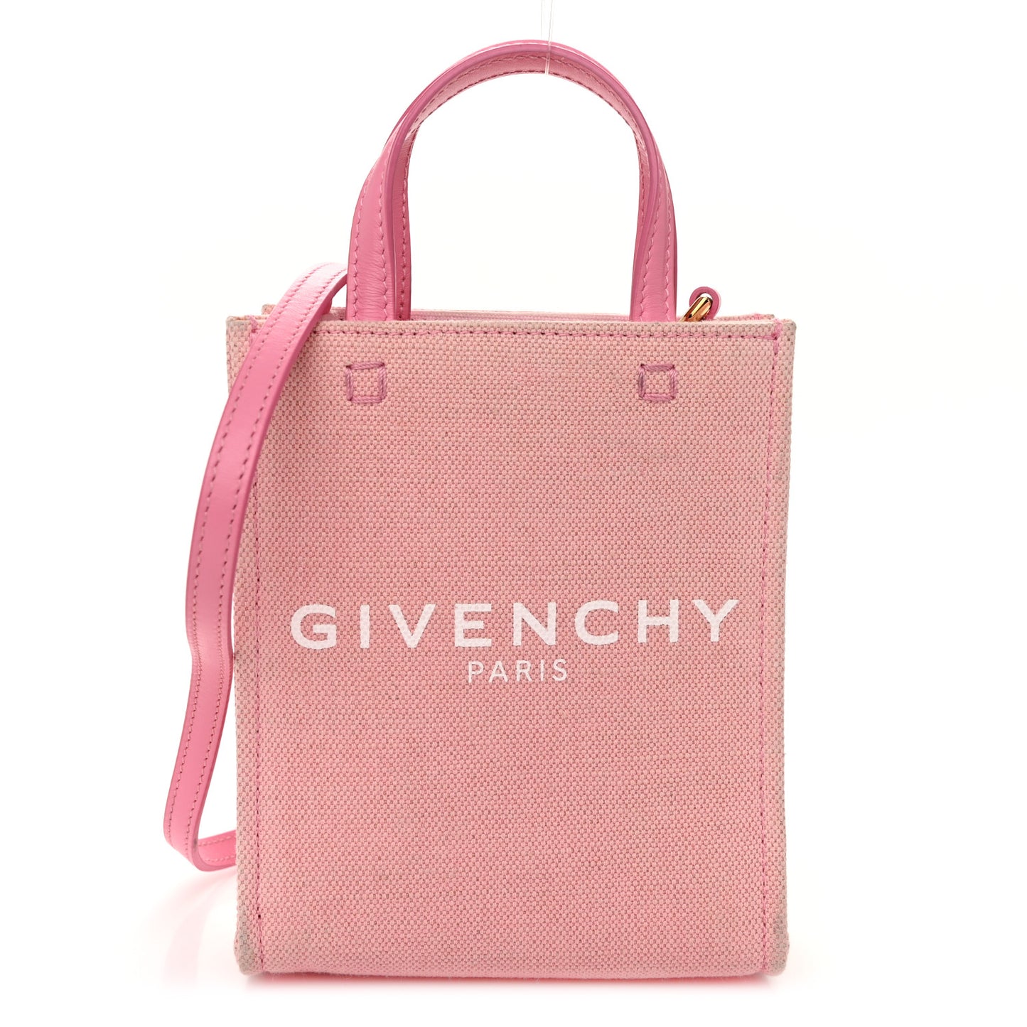 Canvas Mini G Vertical Shopping Tote Bright Pink
