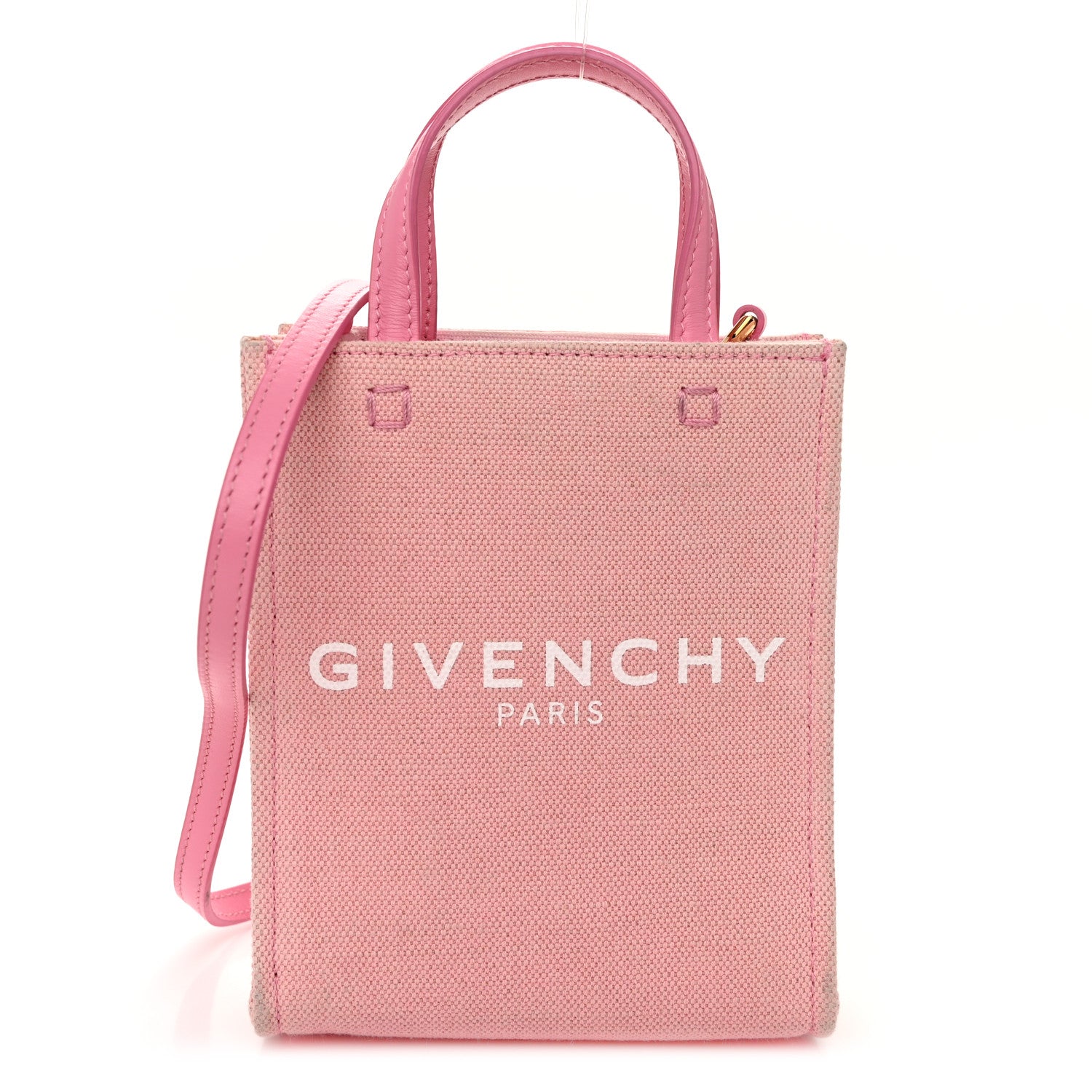 Givenchy Canvas Mini G Vertical Shopping Tote Bright Pink 1 of 10