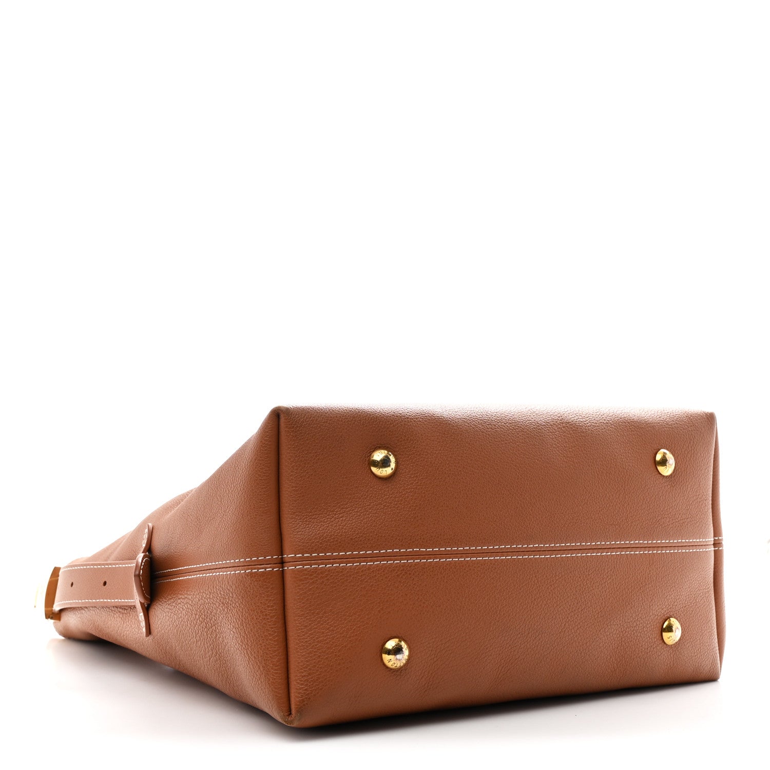Louis Vuitton Grained Calfskin Low Key Hobo MM Cognac 5 of 10