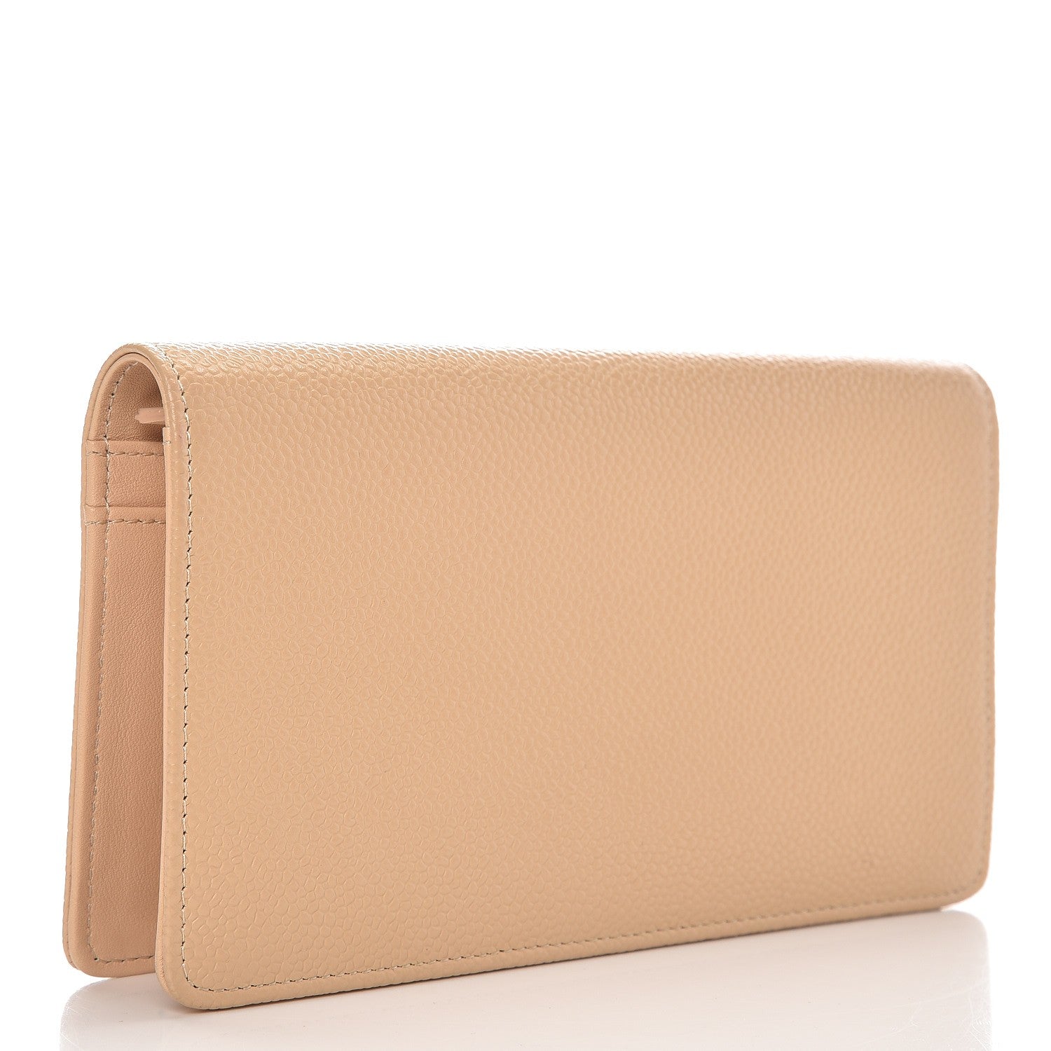 Chanel Caviar Timeless CC Yen Wallet Beige Clair 3 of 8