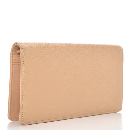 Chanel Caviar Timeless CC Yen Wallet Beige Clair 3 of 8