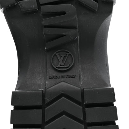 Louis Vuitton Patent Monogram Ruby Flat Ankle Boots 39 Black 7 of 9