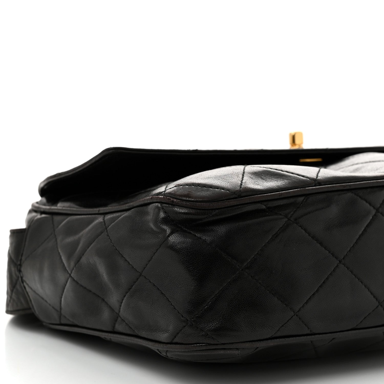 Chanel Lambskin Quilted Tassel Camera Case Black 10 of 13