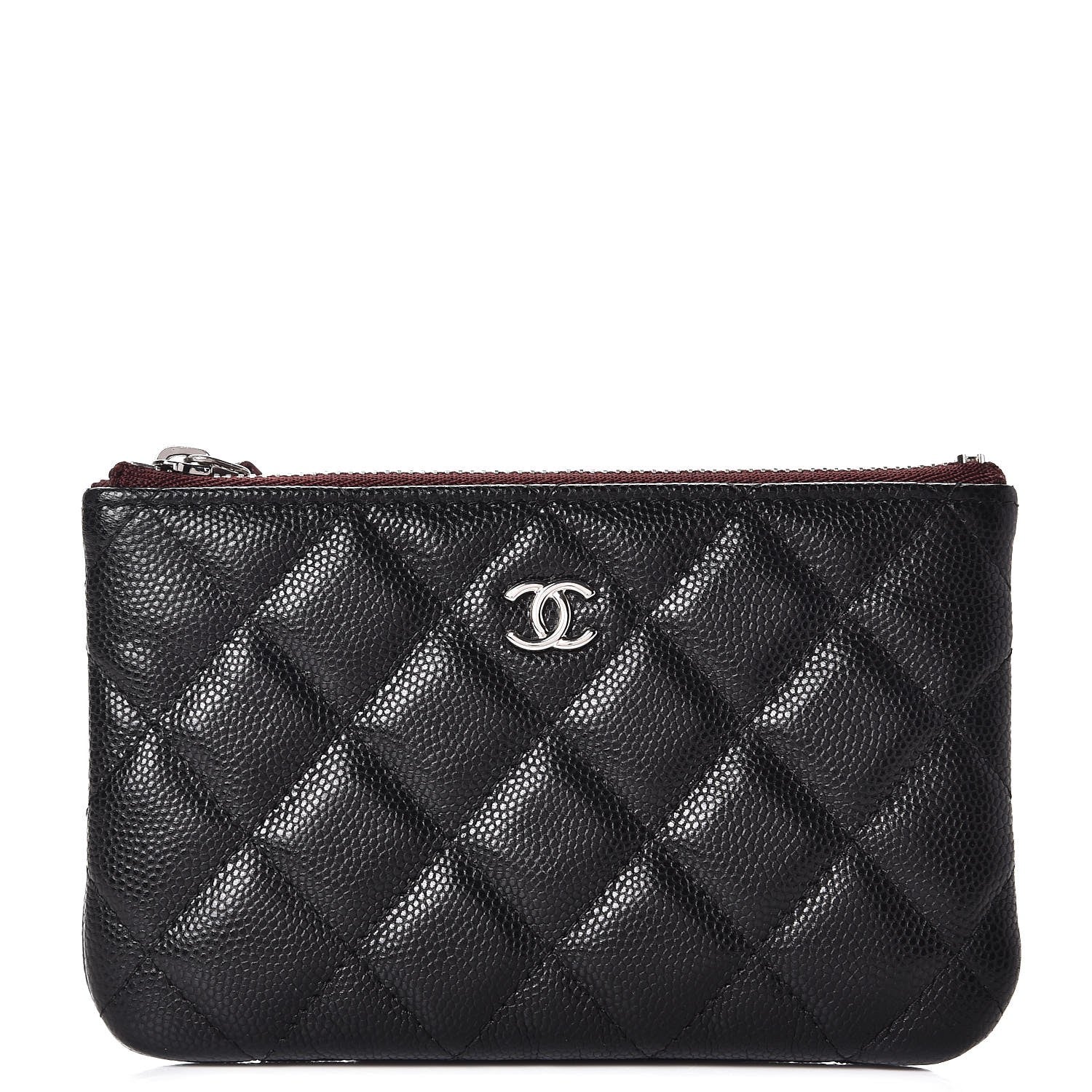Chanel Caviar Quilted Small Cosmetic Case Black 1 of 8