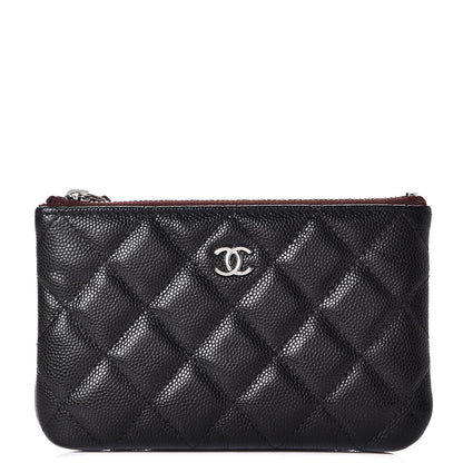 Chanel Caviar Quilted Small Cosmetic Case Black 1 of 8