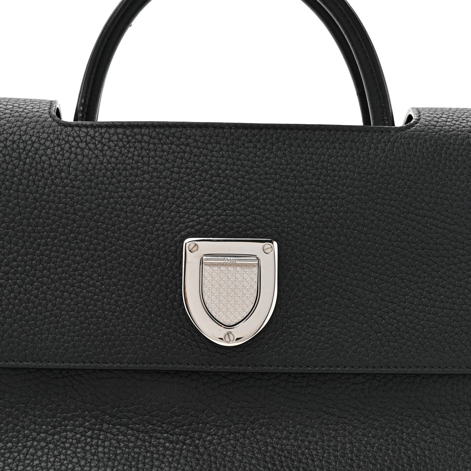 Christian Dior Grained Calfskin Large Diorever Flap Black 8 of 18