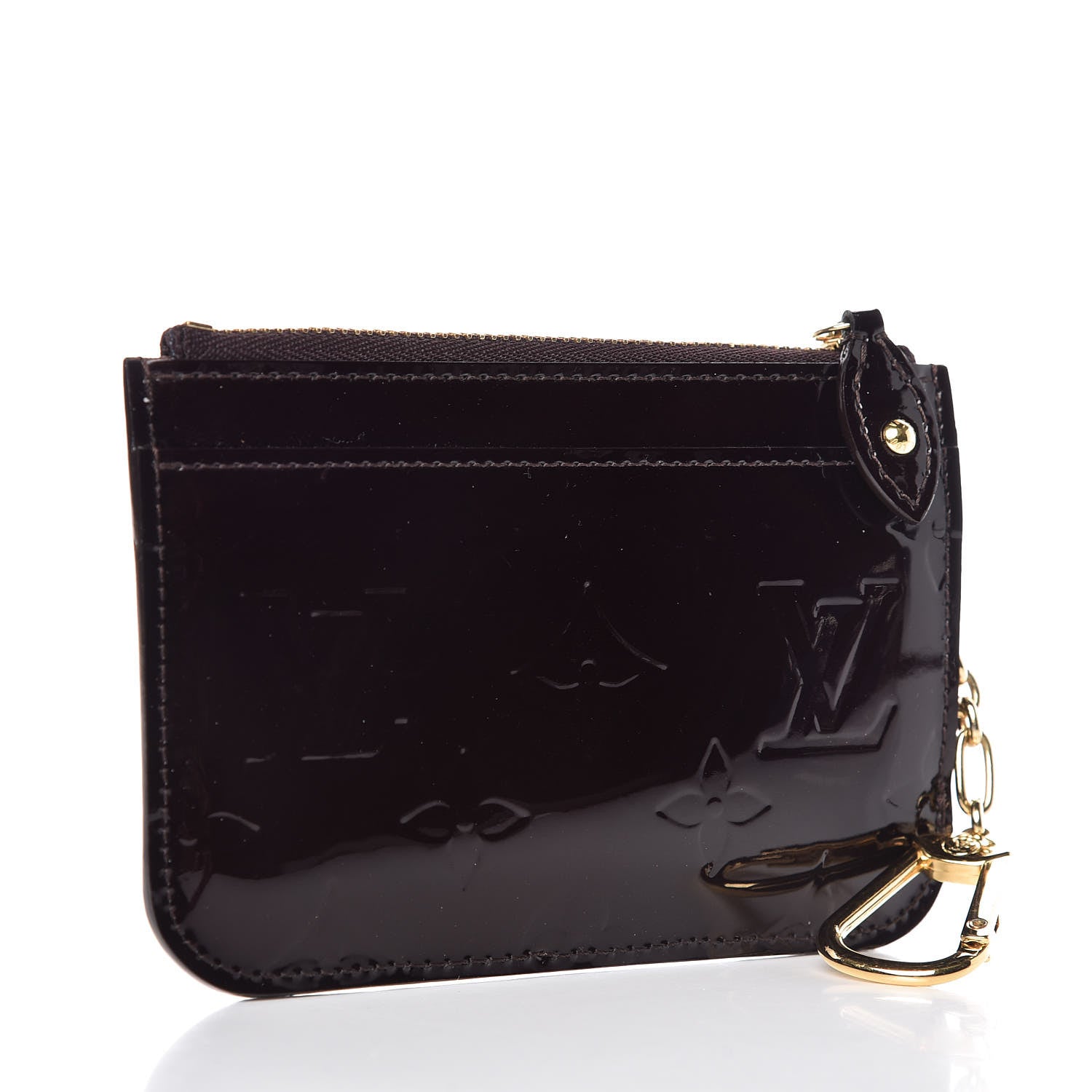 Louis Vuitton Vernis Key Pouch NM Amarante 3 of 7