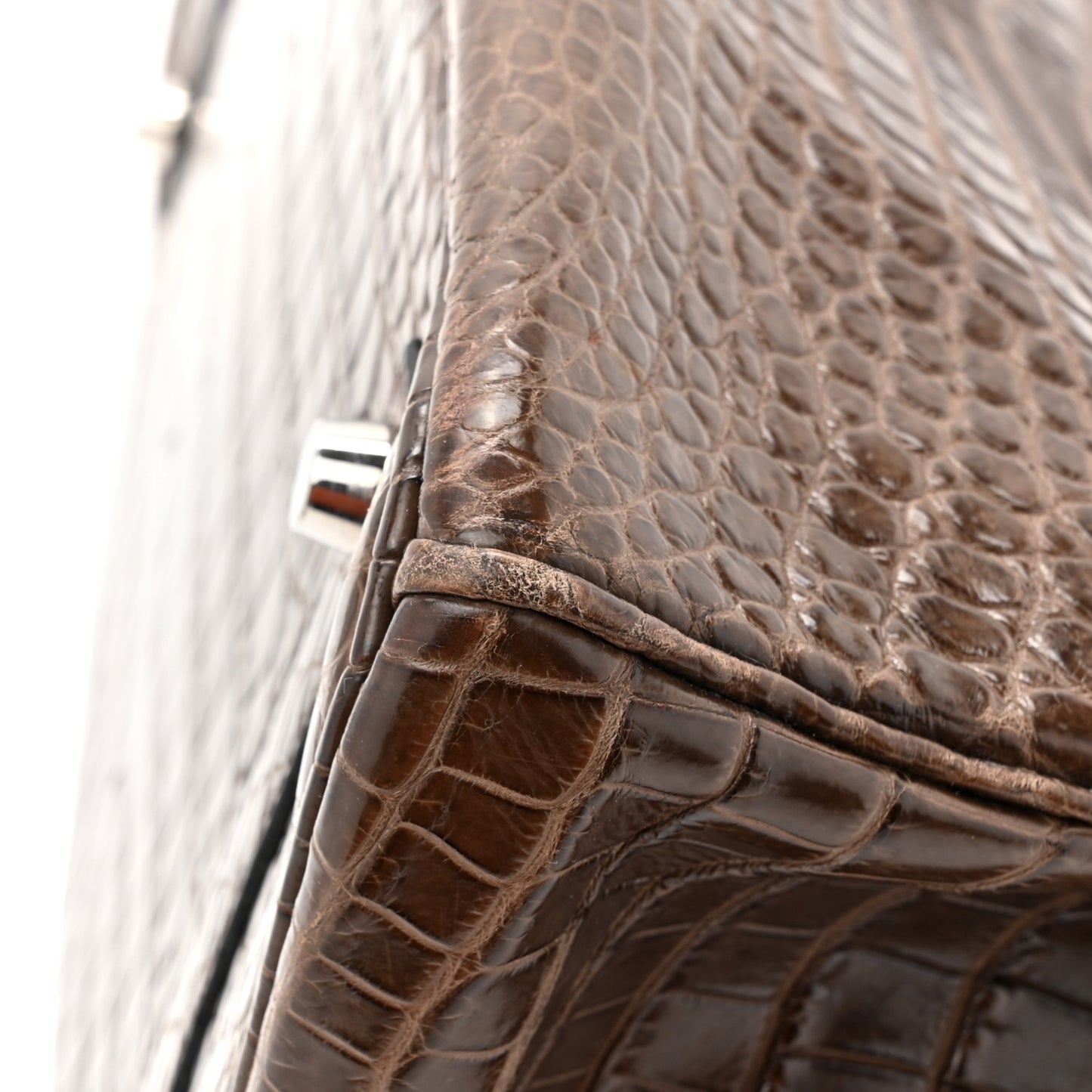 Matte Porosus Crocodile Birkin 35 Chocolate