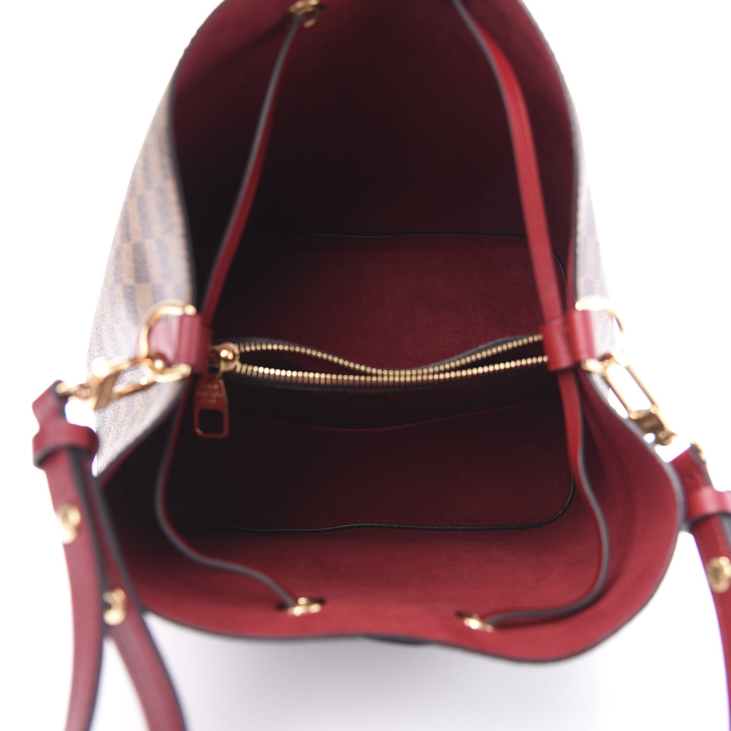Louis Vuitton Damier Ebene Neonoe MM Cherry Berry 6 of 12