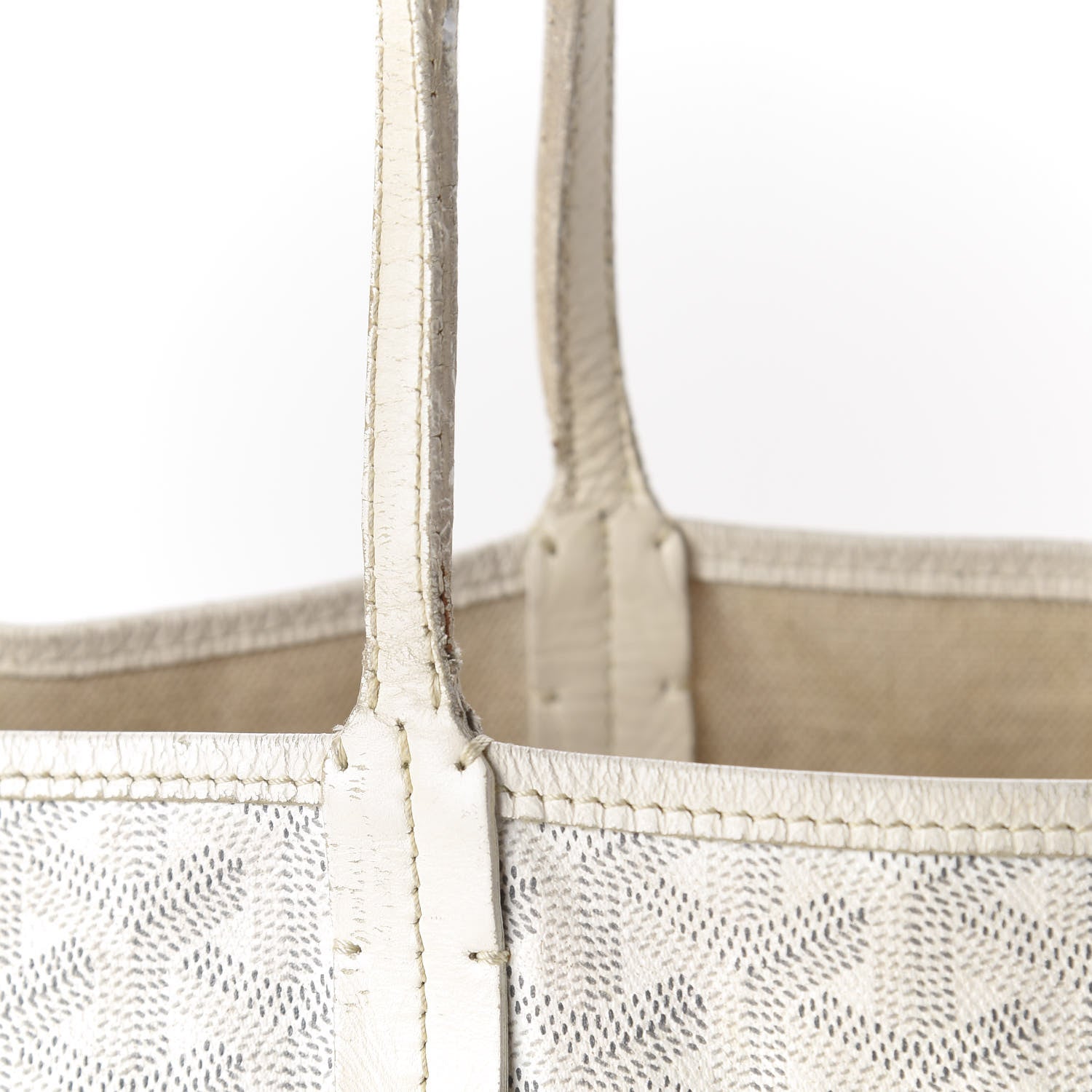 Goyard Goyardine Saint Louis PM White 9 of 10