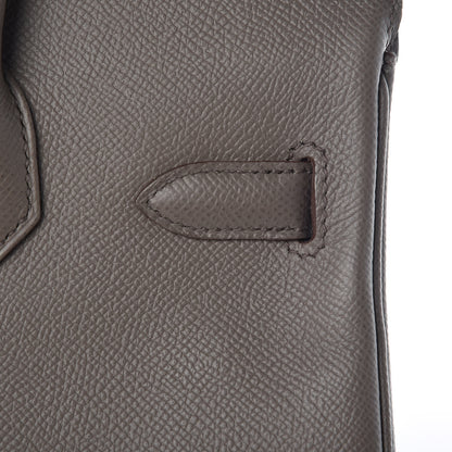 Hermes Epsom Birkin 30 Etain 12 of 34