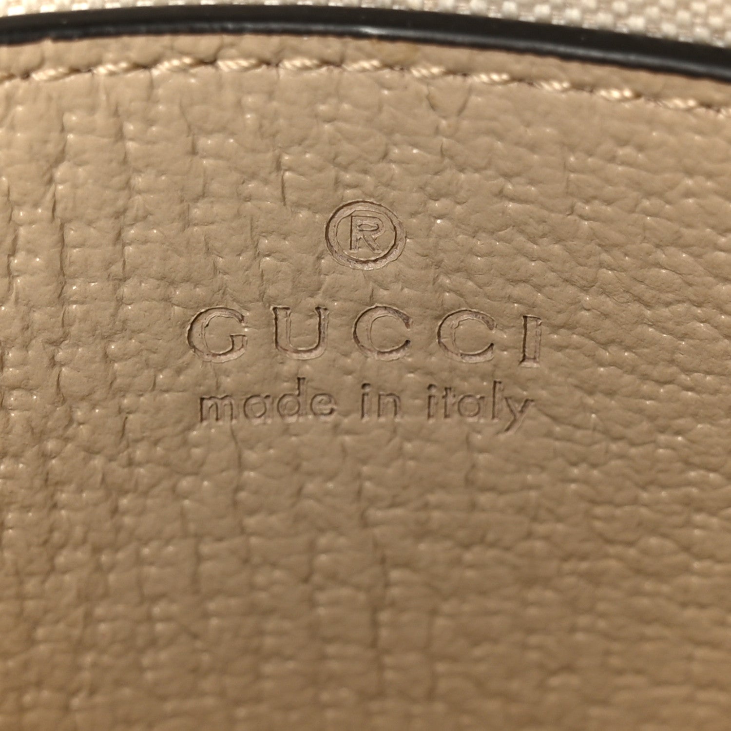 Gucci GG Supreme Monogram Textured Dollar Calfskin Web Small Ophidia GG Handbag Beige Mystic White Oatmeal 6 of 12