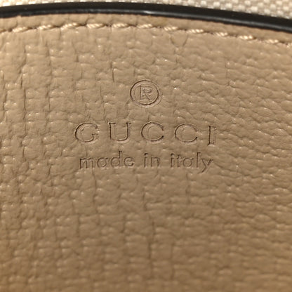 Gucci GG Supreme Monogram Textured Dollar Calfskin Web Small Ophidia GG Handbag Beige Mystic White Oatmeal 6 of 12