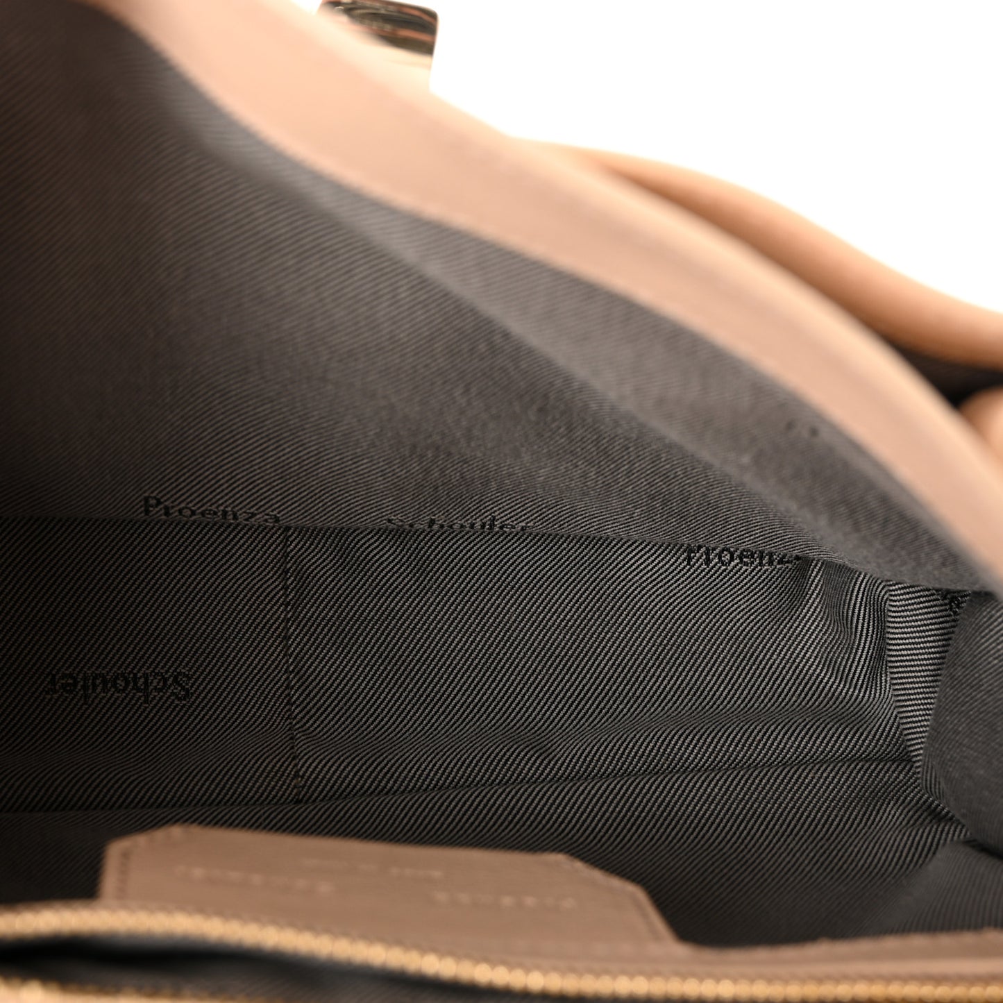 Lambskin Tiny PS1 Satchel Nude