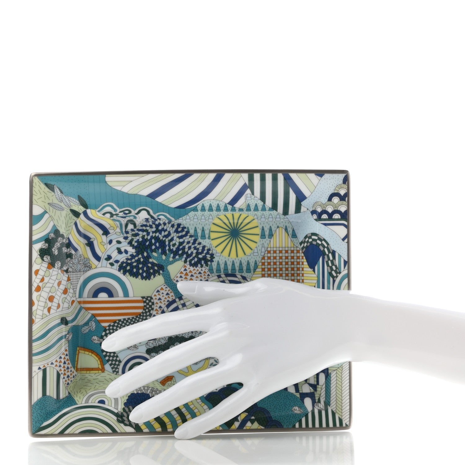 Hermes Porcelain Semmering Change Tray 2 of 5