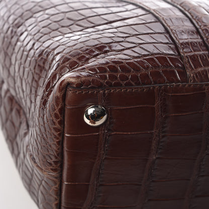 Gucci Crocodile Tote Bag Brown 13 of 13