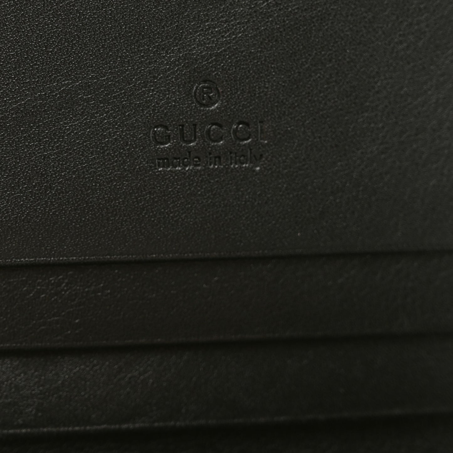 Calfskin Matelasse GG Marmont Card Case Black