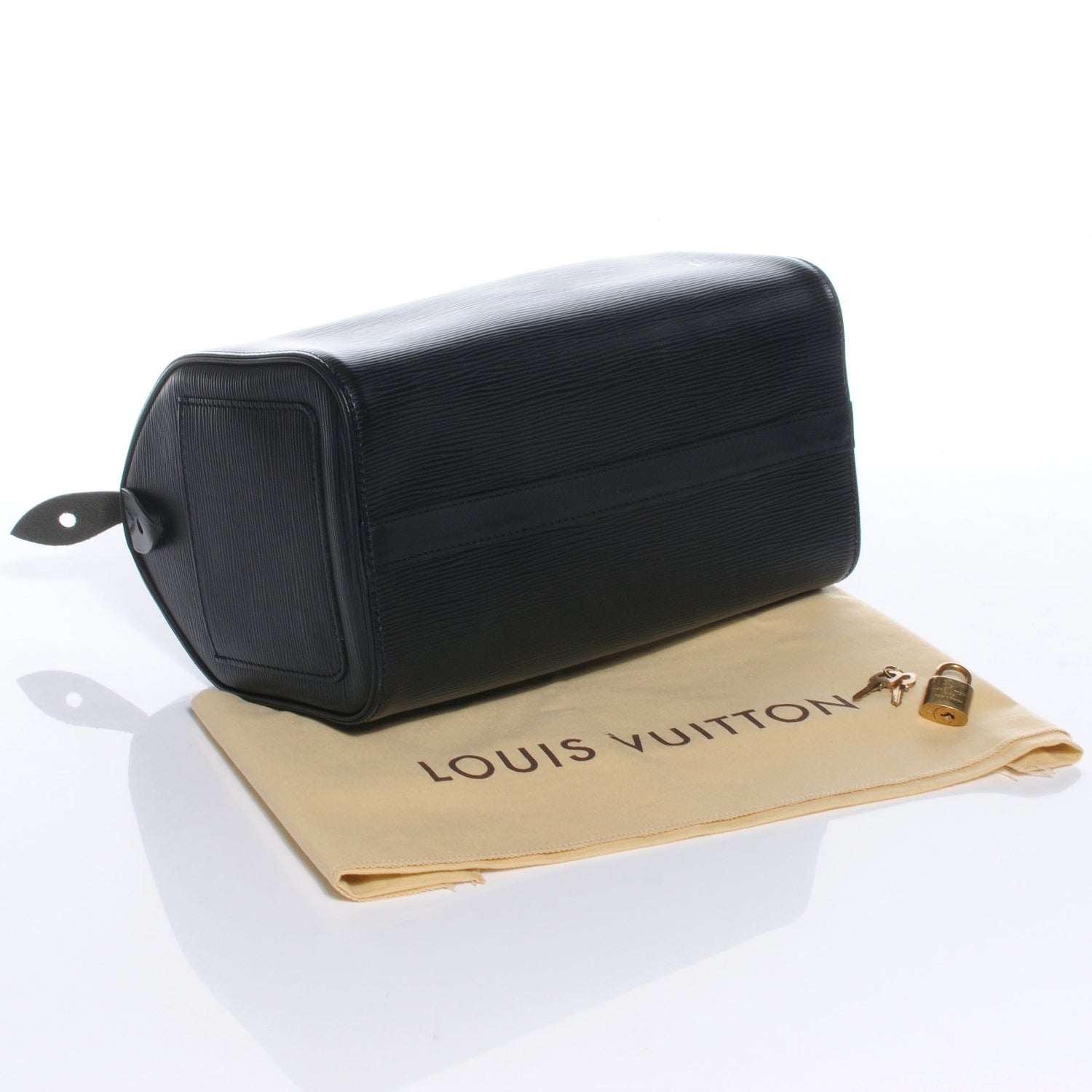 Louis Vuitton Epi Speedy 25 Black 4 of 7